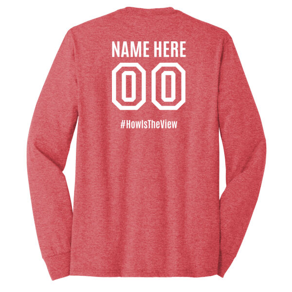 CHS Custom Red LS Tee Thumbnail