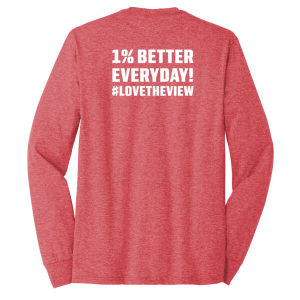 1% Better Red LS Tee Thumbnail