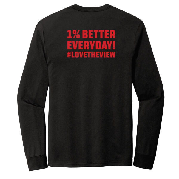 1% Better Black LS Tee Thumbnail