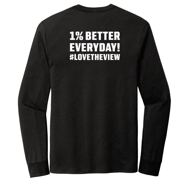1% Better Black LS Tee  Thumbnail