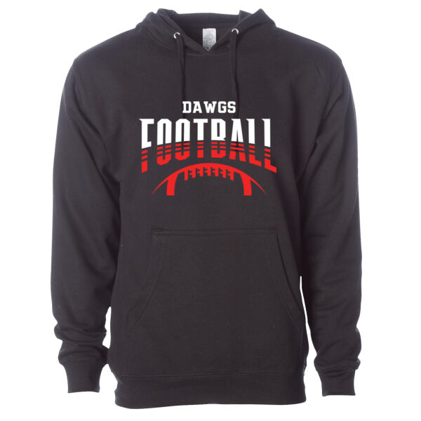 Dawgs Football Hoodie - Black Thumbnail