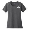 Ladies PosiCharge ® Tri Blend Wicking Scoop Neck Raglan Tee Thumbnail