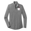 Ladies PosiCharge ® Tri Blend Wicking 1/4 Zip Pullover Thumbnail
